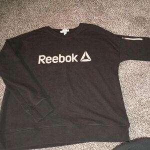 Reebok Black Crewneck Sweatshirt